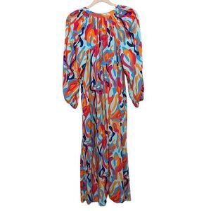 love by design athens dress Love By Design Athen Plunging V-neck Maxi Dress Pale Blue Small